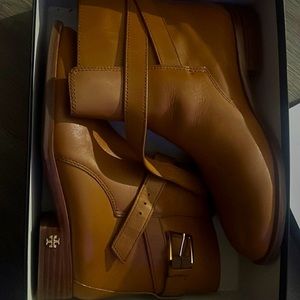 Tory Burch leather booties